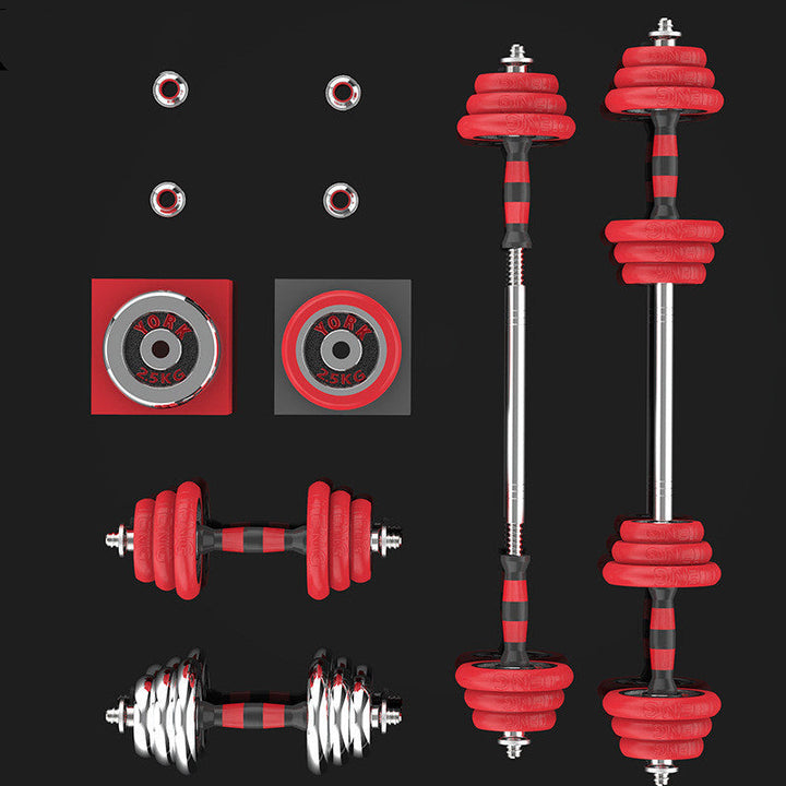 Unleash Your Strength with Solid Iron Electroplated Dumbbells
