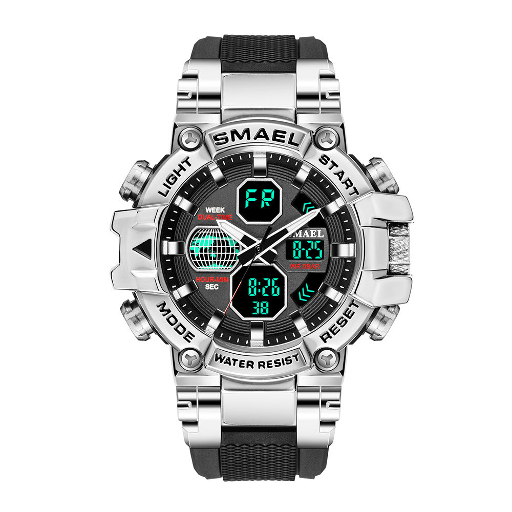 Men’s Sports Fitness Watch With Dual Display