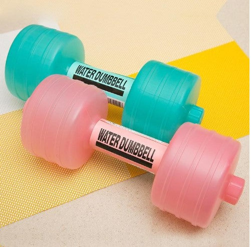 Water Fillable Plastic Dumbbells For Women’s Fitness Training