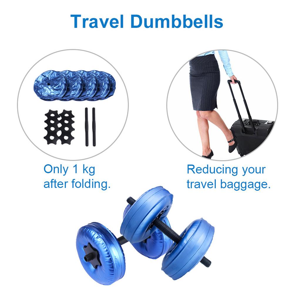 Water-Filled Dumbbells For Fitness And Strength Training