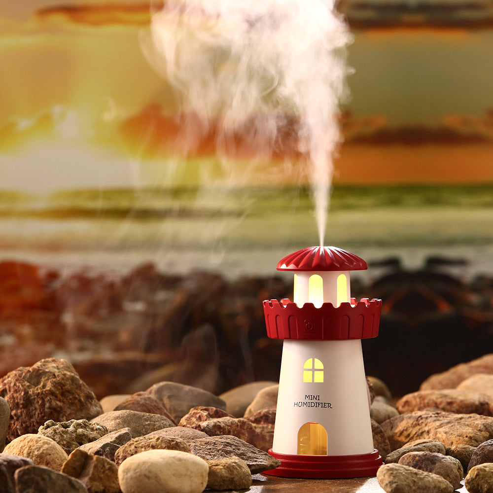 Lighthouse-Shaped Humidifier For Home Use