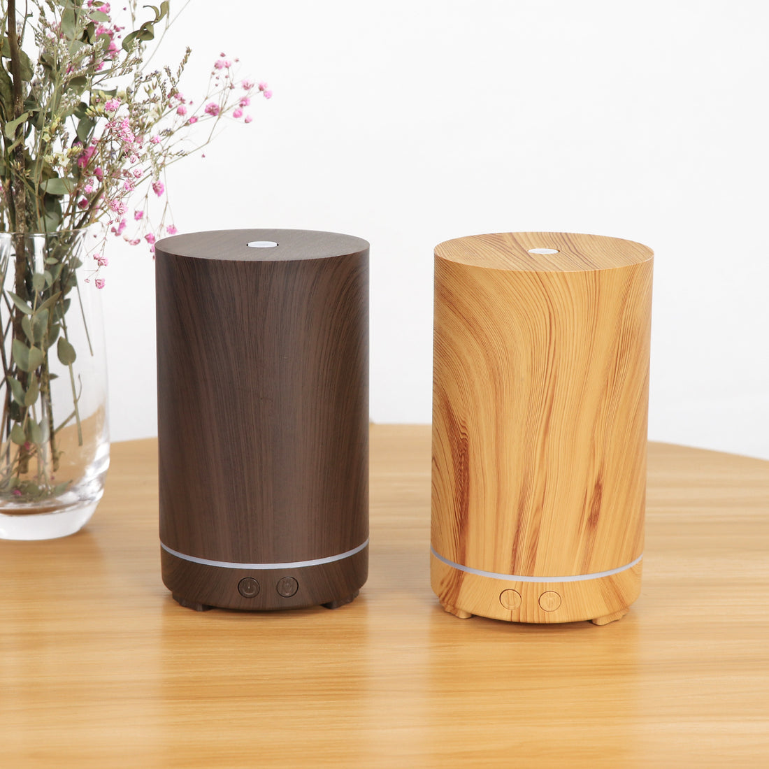 Wood Grain-Style Humidifier For Home And Office
