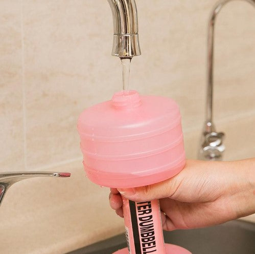 Water Fillable Plastic Dumbbells For Women’s Fitness Training