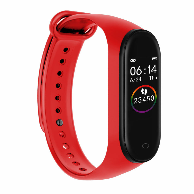 Waterproof Smart Bracelet With Heart Rate, Blood Pressure, And Fitness Tracking