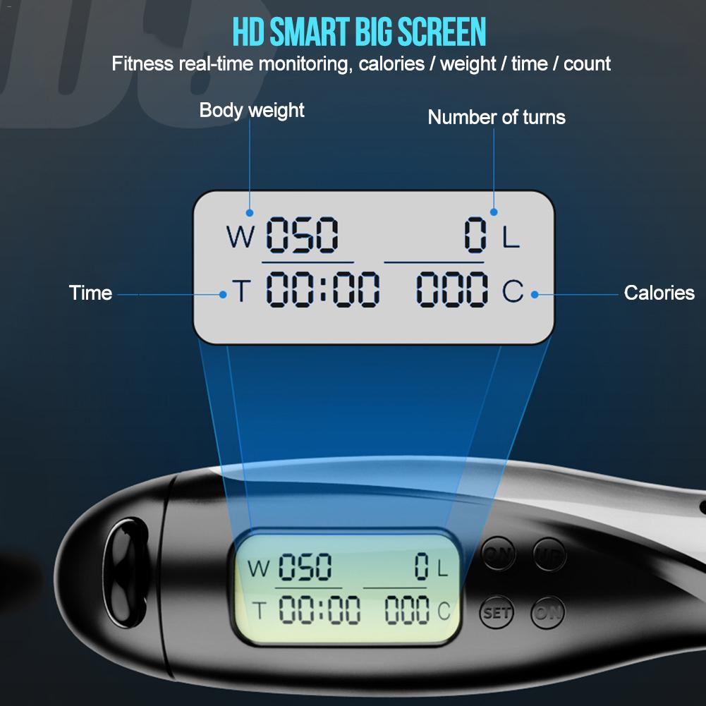 Professional Fitness Skipping Rope With Cordless Counter