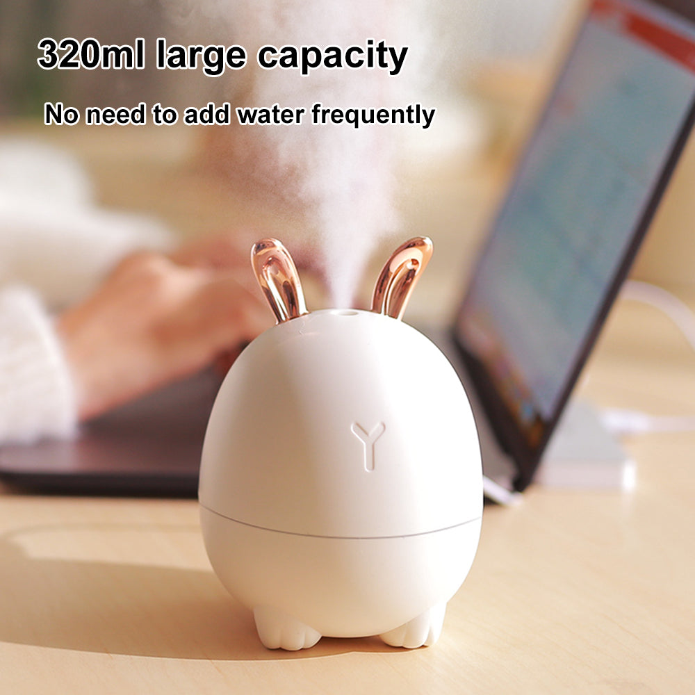USB Cartoon Deer And Rabbit Humidifier For Home Use