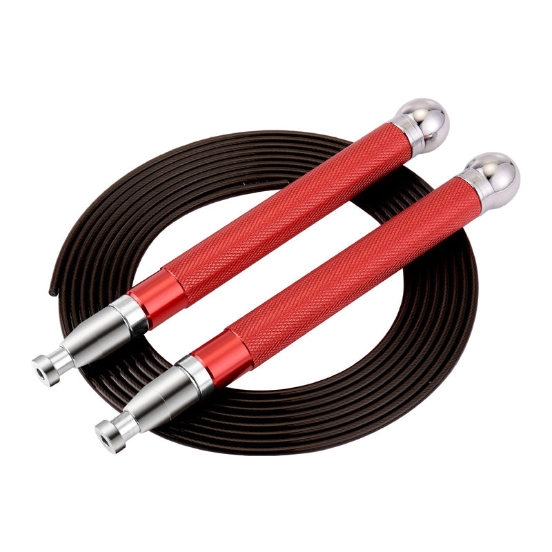Aluminum Handle Steel Wire Skipping Double-bearing Skipping Rope