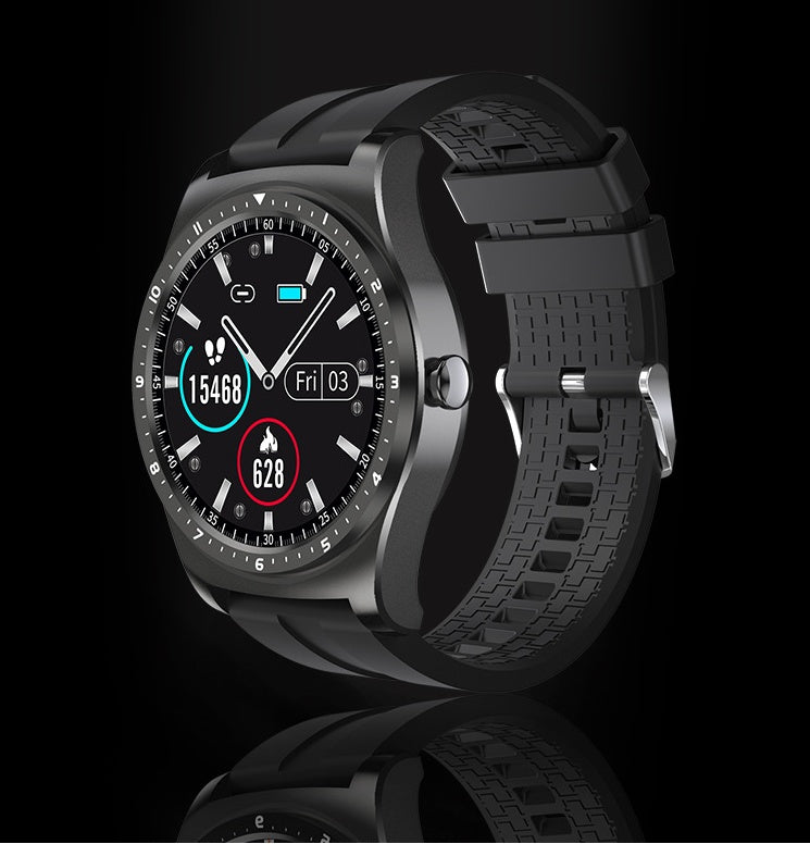 Full-Touch Smart Watch With Heart Rate, Blood Pressure, Sleep, And Fitness Tracking