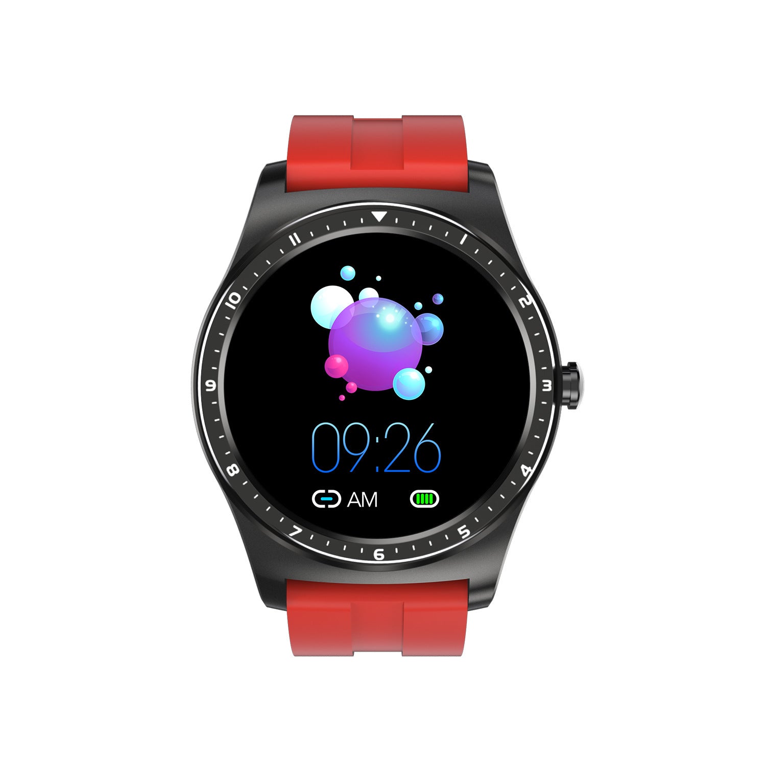 Full-Touch Smart Watch With Heart Rate, Blood Pressure, Sleep, And Fitness Tracking