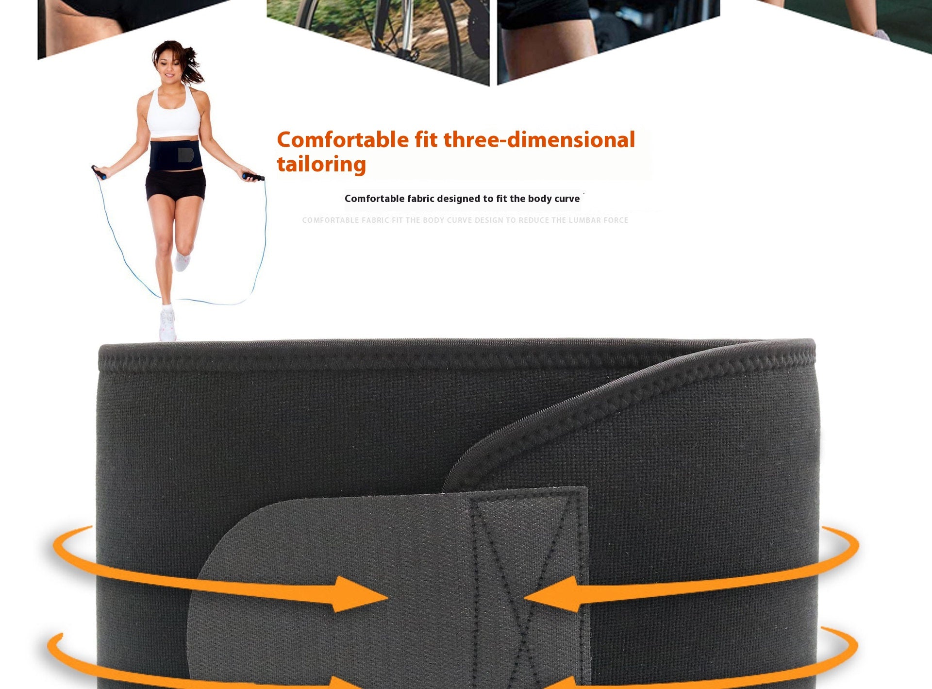 Hot Neoprene Lumbar Support Belt For Fitness And Sports