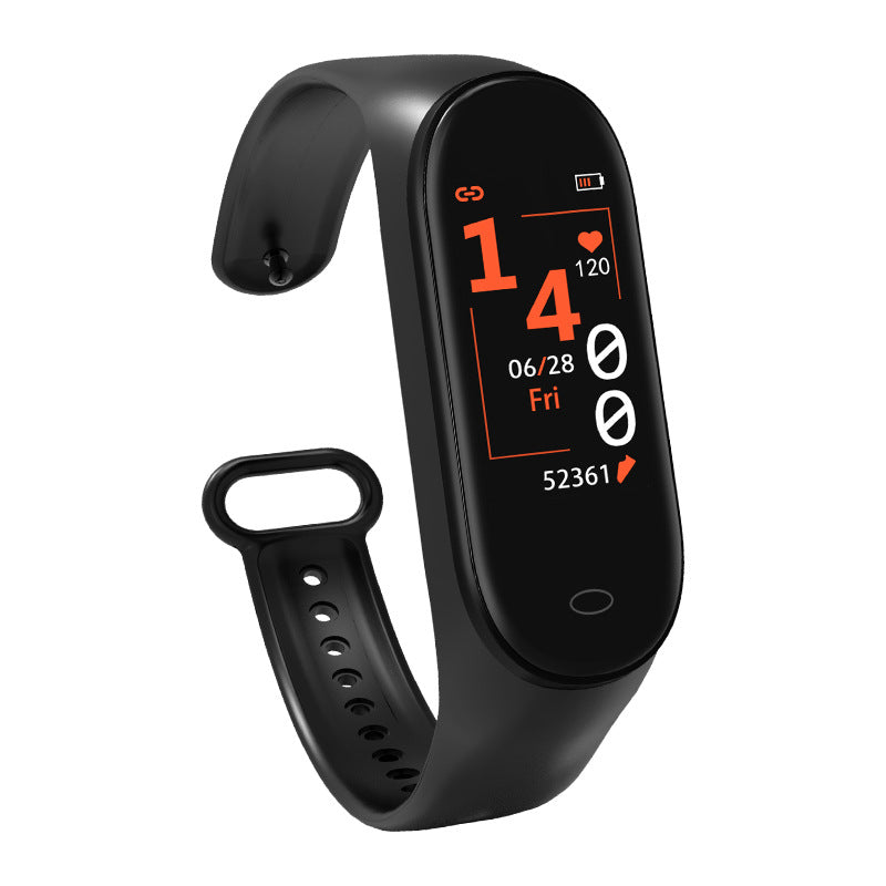 Waterproof Smart Bracelet With Heart Rate, Blood Pressure, And Fitness Tracking