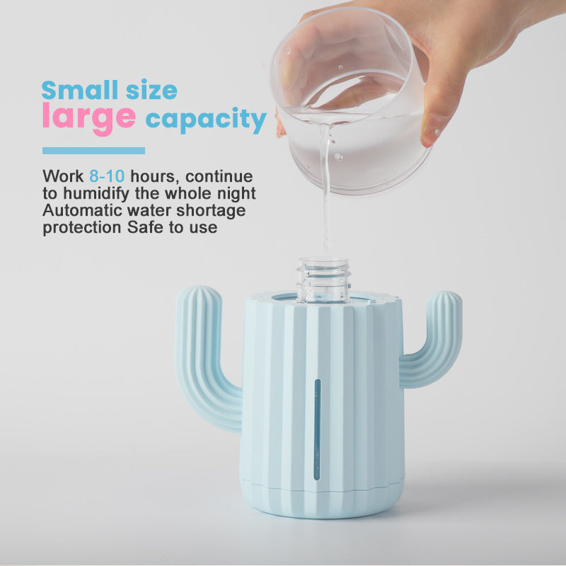 Cactus-Shaped Wireless Rechargeable Humidifier
