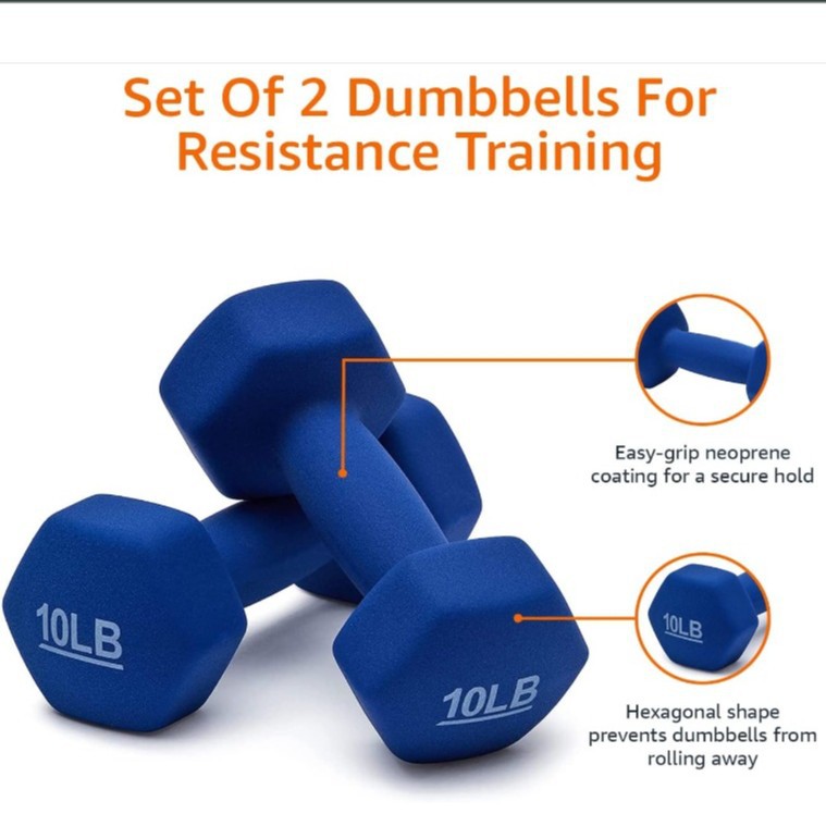 Hexagonal Frosted Dumbbells For Home Fitness Training