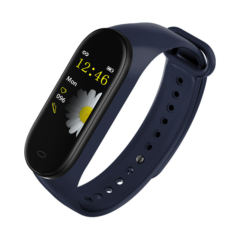 Waterproof Smart Bracelet With Heart Rate, Blood Pressure, And Fitness Tracking