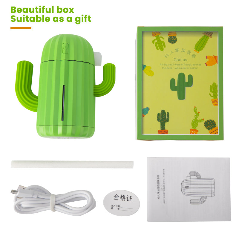 Cactus-Shaped Wireless Rechargeable Humidifier