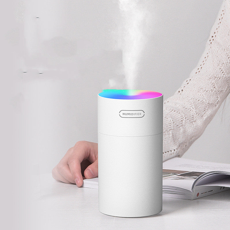 Mini USB Car Humidifier With Colorful Light And Atomizer
