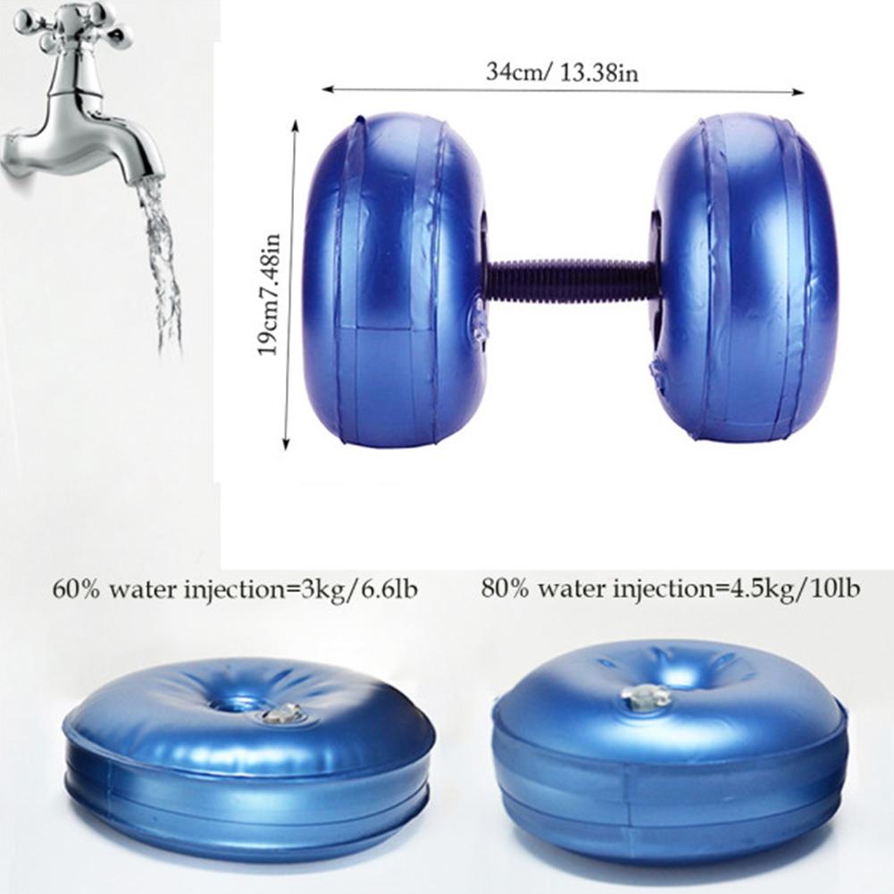Water-Filled Dumbbells For Fitness And Strength Training