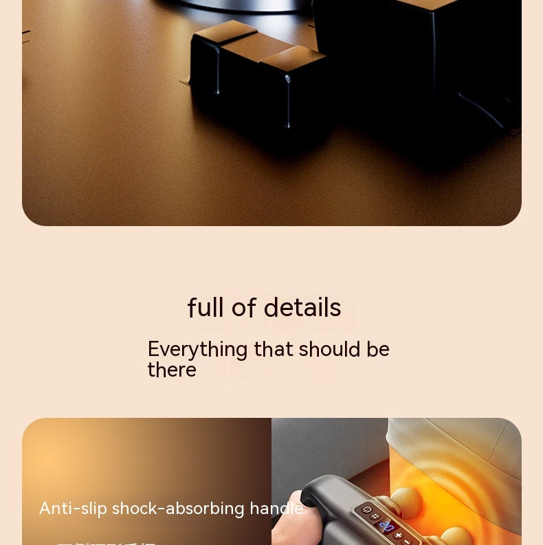 Four-Head High-Frequency Massage Gun For Full Body Relaxation
