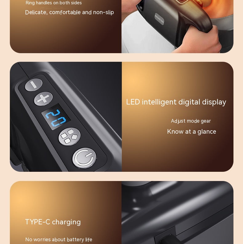 Four-Head High-Frequency Massage Gun For Full Body Relaxation