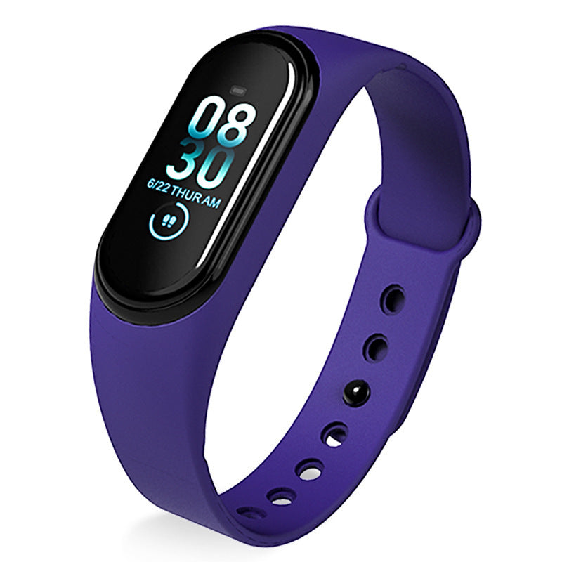 Waterproof Smart Bracelet With Heart Rate, Blood Pressure, And Fitness Tracking
