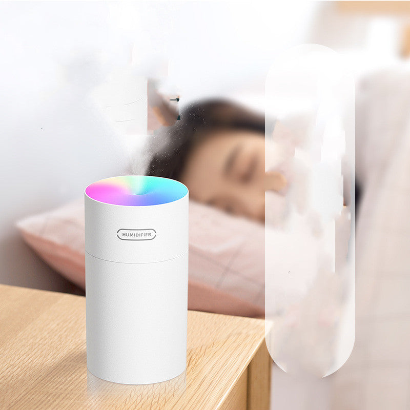Mini USB Car Humidifier With Colorful Light And Atomizer