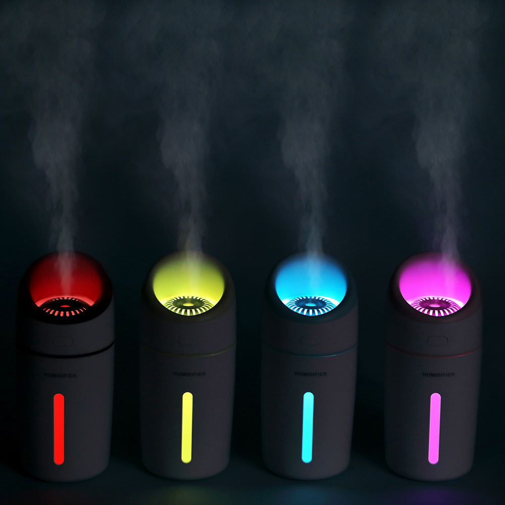Multifunctional USB Mini Humidifier With Colorful Lights And Silent Operation