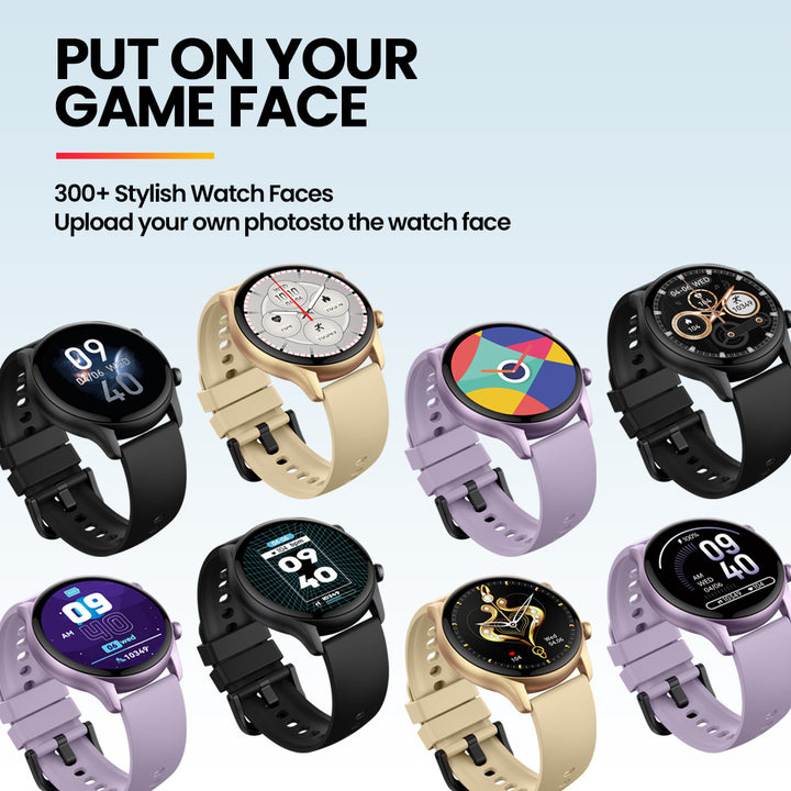 Smart Watch With Bluetooth Calling, Heart Rate, Steps, And Fitness Tracking