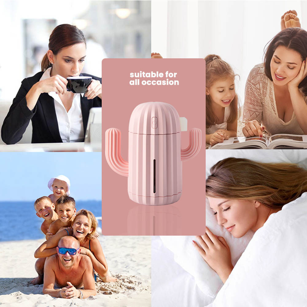 Cactus-Shaped Wireless Rechargeable Humidifier