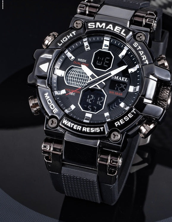 Men’s Sports Fitness Watch With Dual Display
