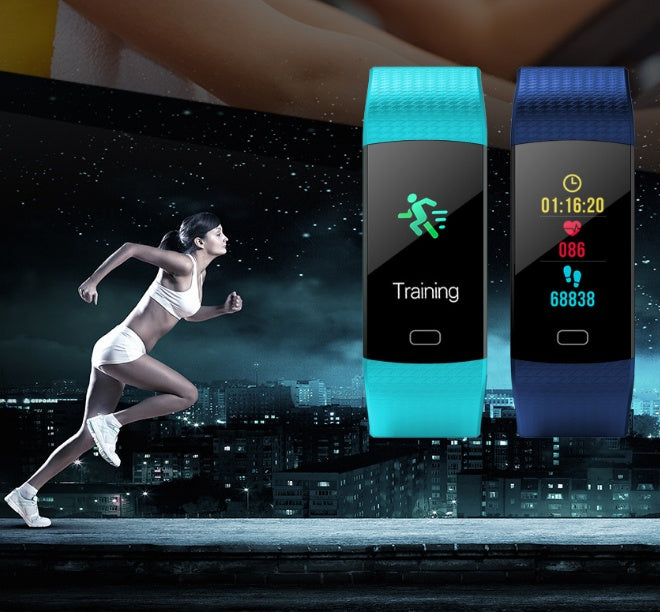 Smart Band Watch With Color Screen, Heart Rate, And Fitness Tracker