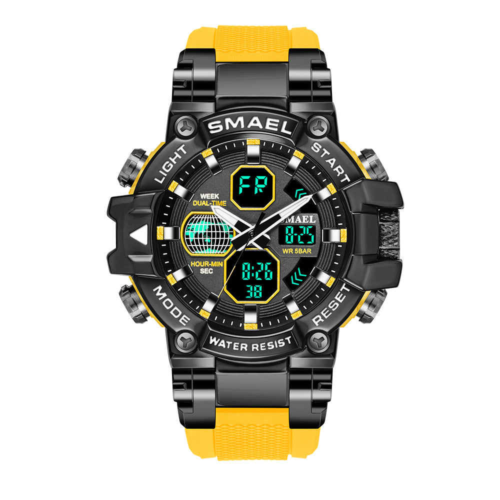 Men’s Sports Fitness Watch With Dual Display
