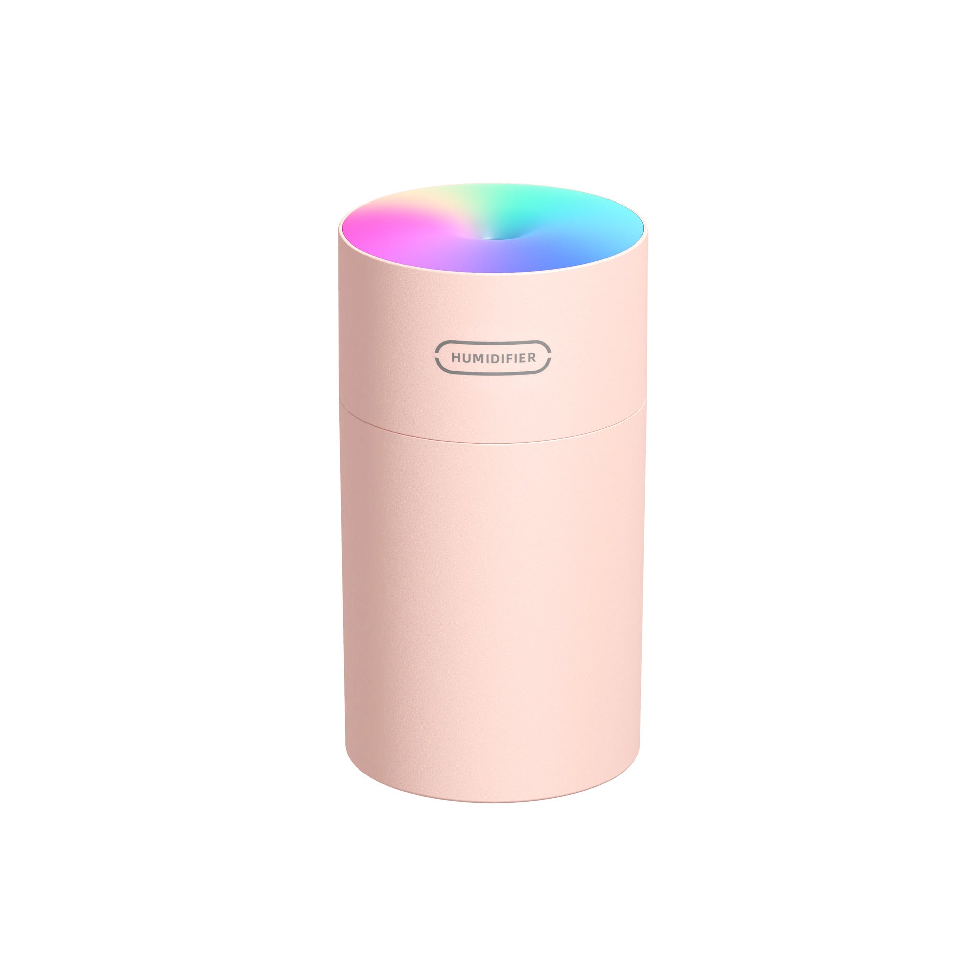 Mini USB Car Humidifier With Colorful Light And Atomizer