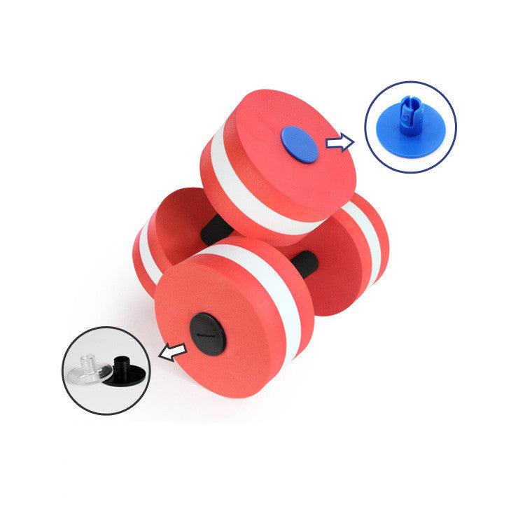 2-Piece Water Aerobics EVA Dumbbells For Swimming Training