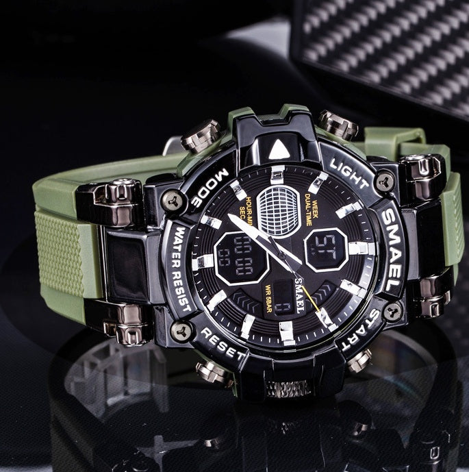 Men’s Sports Fitness Watch With Dual Display