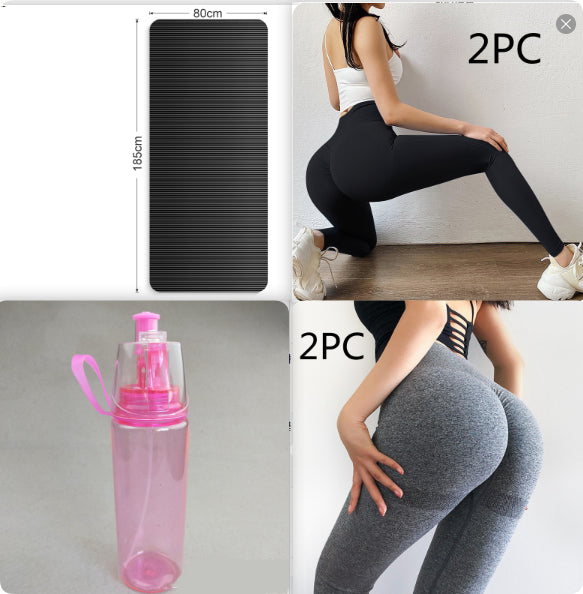 Fitness Yoga Mat For Exercise, Stretching, And Workouts