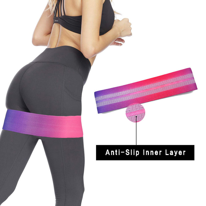 Anti-Slip Squat Resistance Band For Buttocks Fitness And Shaping