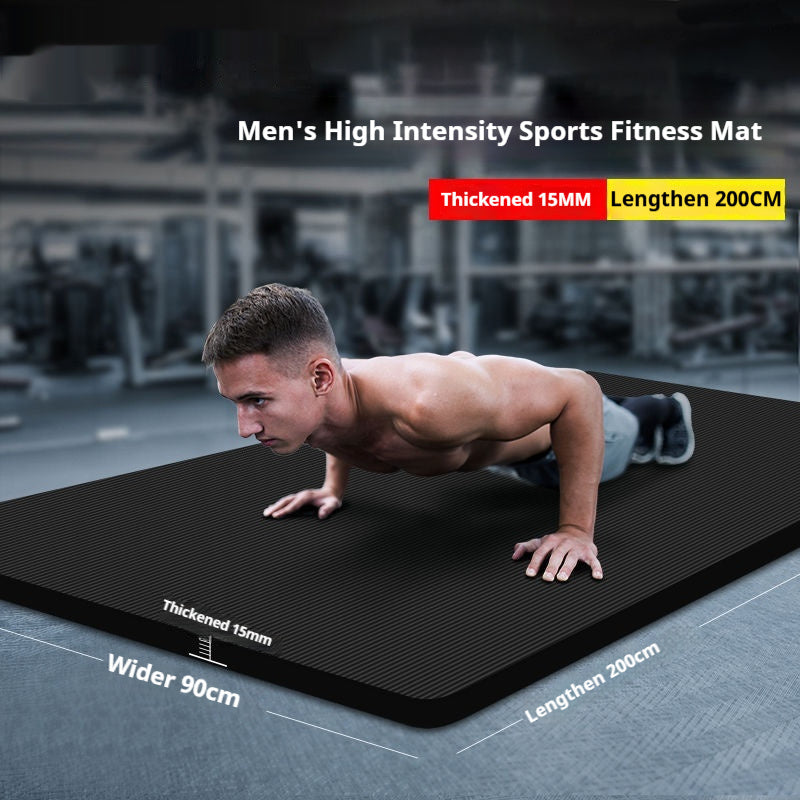 Fitness Yoga Mat For Exercise, Stretching, And Workouts