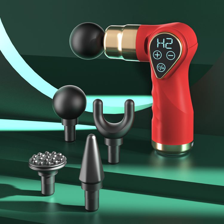 Hot Compress Folding Massage Gun For Muscle Relaxation