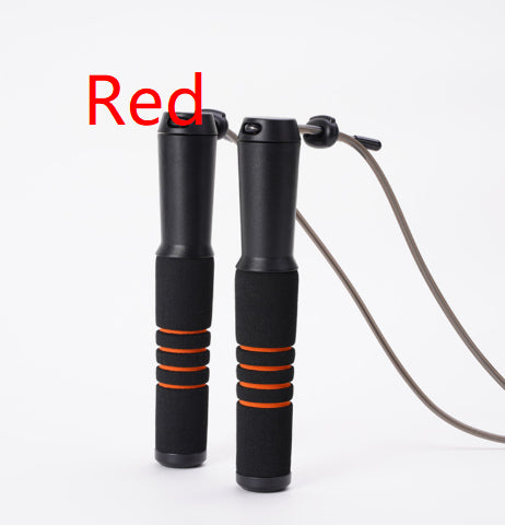 Weighted Steel Wire Rope Skipping Rope With Bearings