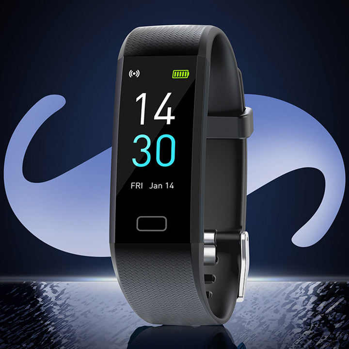 Smart Watch With Heart Rate, Blood Pressure, Steps, And Temperature Tracking