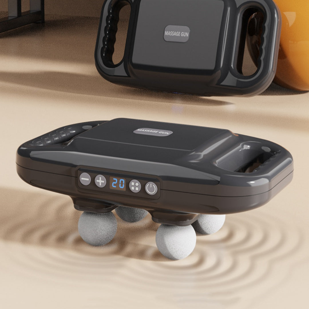 Four-Head High-Frequency Massage Gun For Full Body Relaxation