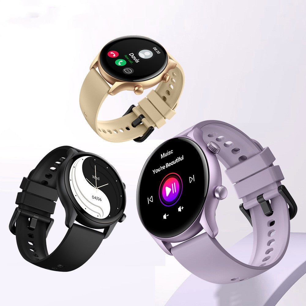 Smart Watch With Bluetooth Calling, Heart Rate, Steps, And Fitness Tracking