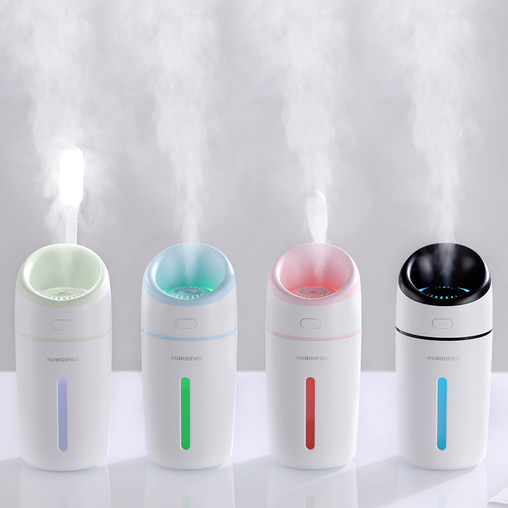 Multifunctional USB Mini Humidifier With Colorful Lights And Silent Operation