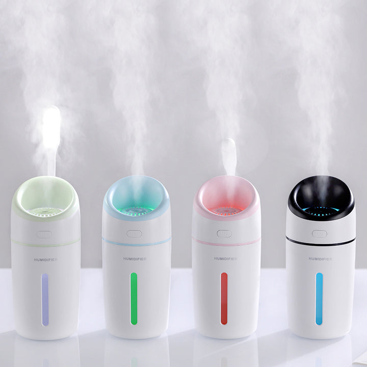 Multifunctional USB Mini Humidifier With Colorful Lights And Silent Operation