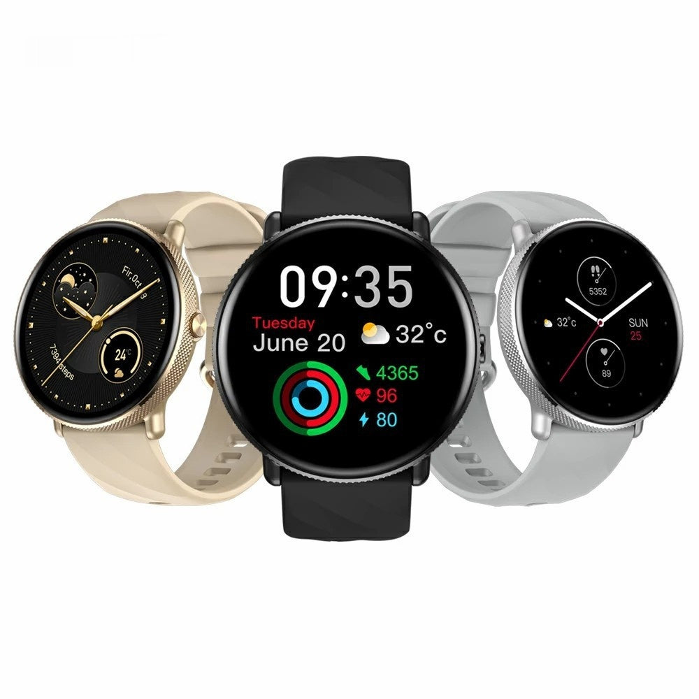 Women’s Smart Watch With Fitness Tracking And 316L Stainless Steel Display