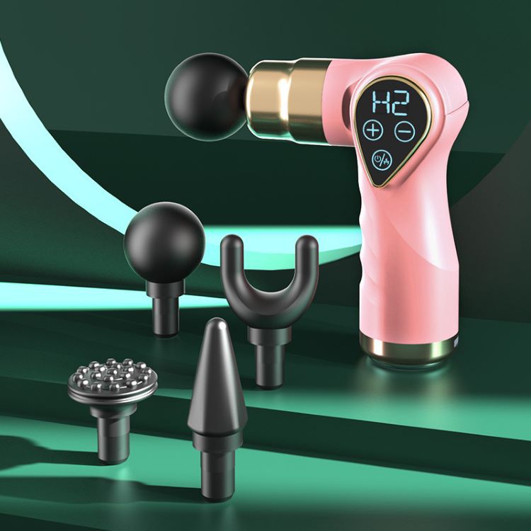 Hot Compress Folding Massage Gun For Muscle Relaxation