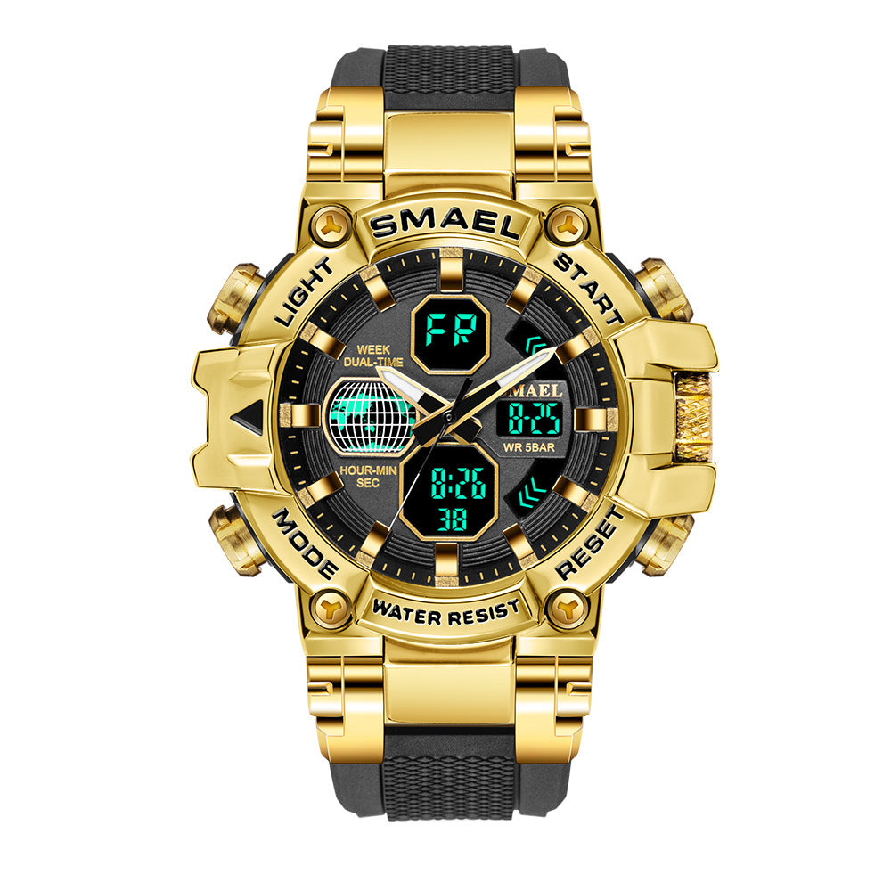 Men’s Sports Fitness Watch With Dual Display