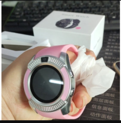 Full Circle Screen Card Sedentary Sleep Monitoring Watch