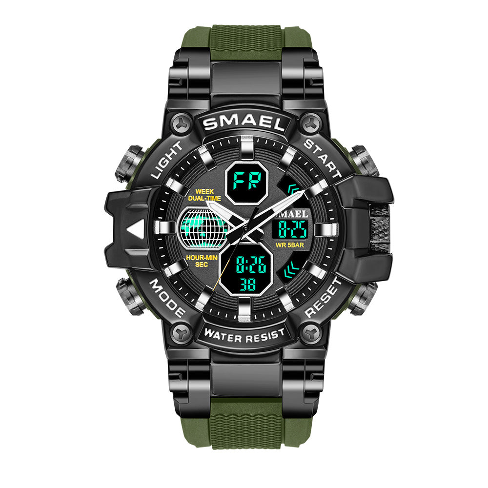 Men’s Sports Fitness Watch With Dual Display