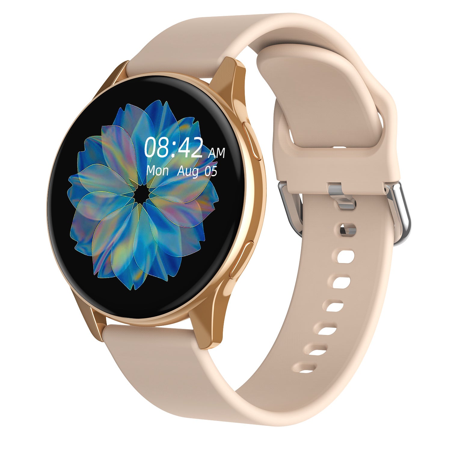 New Round Smart Watch Bluetooth Women Fitness Bracelet
